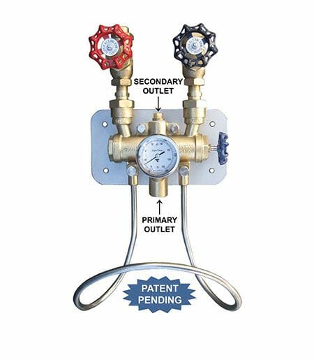 Bronze Steam & Cold Water Mixers