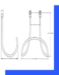 Stainless steel hose racks technical drawings