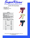 DuraFlow Mini Nozzle Specification Sheet and Parts List