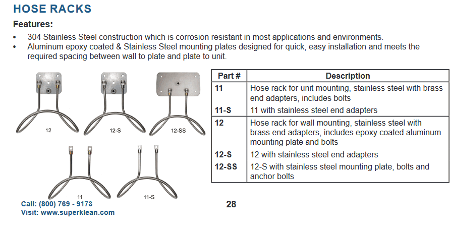 Industrial Hose Racks