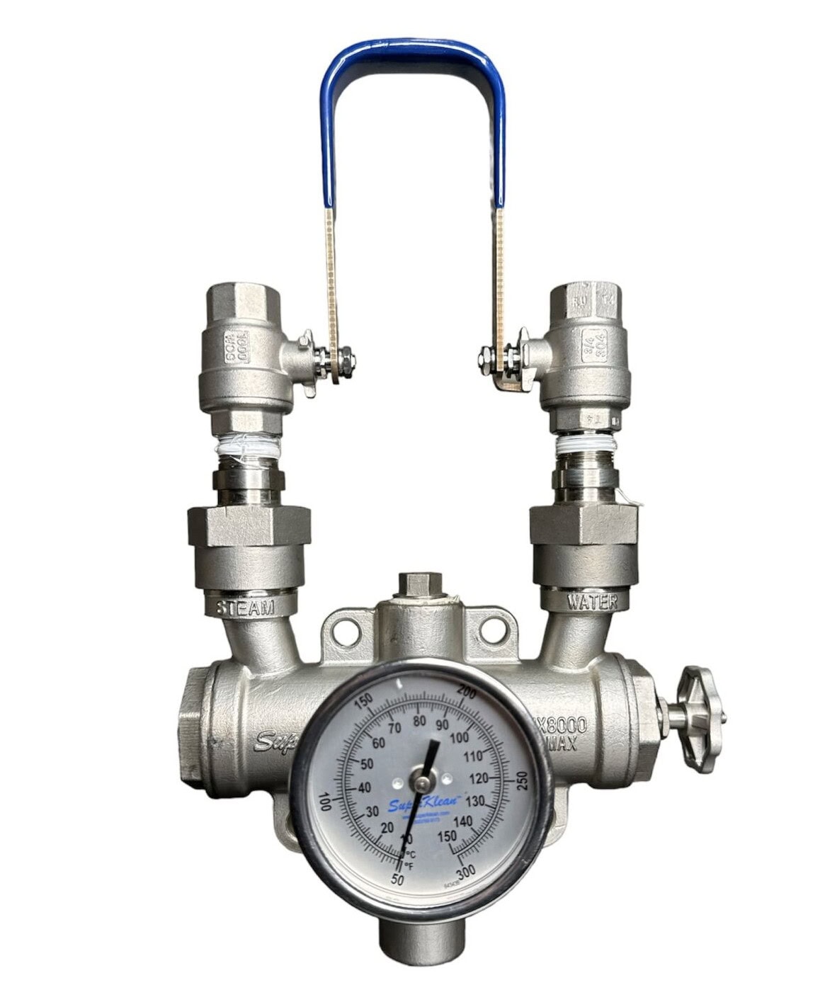 Stainless steel ball valve hose station