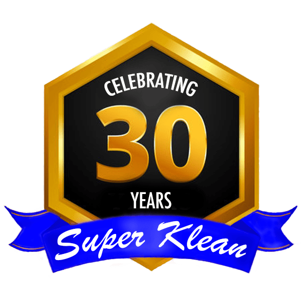 SuperKlean 30th anniversary logo