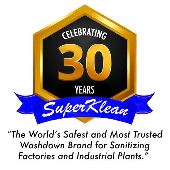 SuperKlean 30th anniversary logo